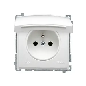 Розетка Kontakt‑Simon BMGZ1B.01/11, IP44, 250 В, пластиковый корпус, 75×75×50 мм, белая