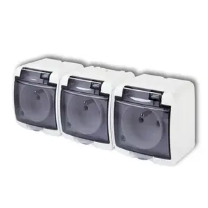 Розетка Karlik GHE-3d IP54 250 В 16 А