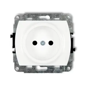 Розетка Karlik GP-1 250 В 16 А IP20