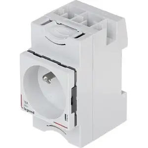 Однофазная DIN-рейковая розетка Legrand LE-004280, крепление TS-35, 230 В 16 А