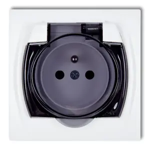 Розетка Karlik LGPB-1zd — 250 В, 10 А, IP20