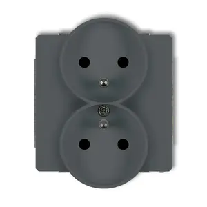 Розетка Karlik 28DGPR-2z — 16 А, 250 В, IP20