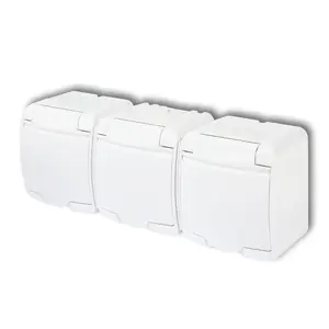 Розеточная розетка Karlik GHE-3 IP54 250 В 16 А