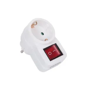 Socket outlet Type F Schneider Electric EB1SW-G — white, polypropylene housing, IP20, max 3500W
