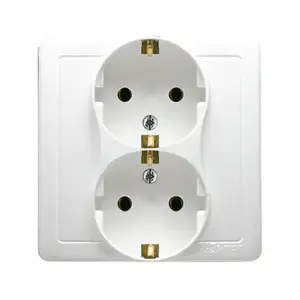 Kontakt-Simon BGSZ2/11 rozete, vienvietīga, 250 V, IP20, balta, plastmasa, 82×47×89.5 mm