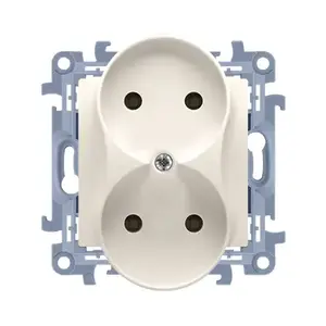 Kontakt-Simon rozete CG2M.01/41 Balta, IP20, 250 V, 77×46×80.5 mm