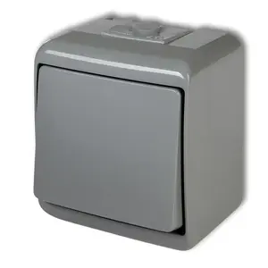 Кнопочный выключатель Karlik 10WHE-1, 10 A, 250 V AC, IP54