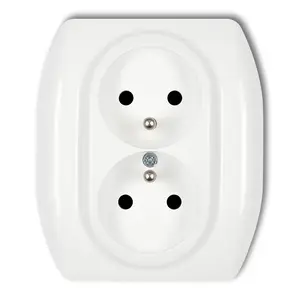 Socket outlet Karlik GP-2z — 16 A, 250 V, IP20