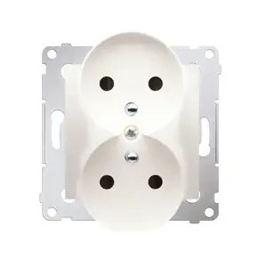 Розетка Kontakt-Simon DGZ2MZN.01/41 белая, 250 В, IP20, 75×46×81 мм