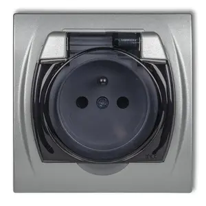 Розетка Karlik 7LGPB-1zd, 250 В, 10 А, IP20