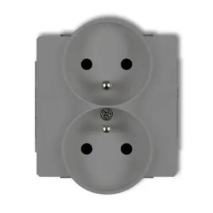 Розетка Karlik 27DGPR-2z — 16 A, 250 V, IP20