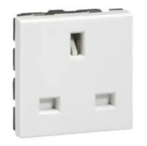 Розетка Legrand 077505 — одна штука, встраиваемая электрическая розетка
