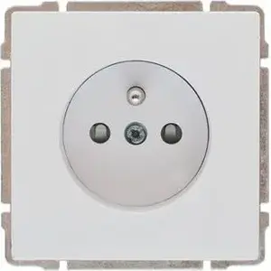 Socket outlet single KOS model 660434 250V 16A white
