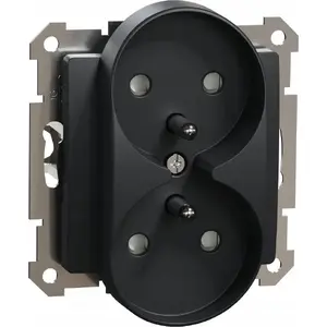 Pārsegs Schneider Electric Sedna GN.2-KR.Z/U melns antracīts