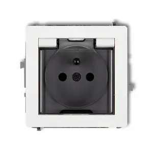 Розетка Karlik DGPB-1zd IP44 250 В 16 А