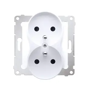 Розетка Kontakt-Simon DGZ2MZN.01/11 белая, IP20, 250 В, 75×46×81 мм