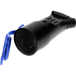 ORNO герметичная резиновая розетка 2P+З прямая IP44 черная Schuko