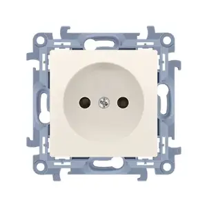 Kontakt-Simon rozete CG1.01/41 balta, plastmasas korpuss, 250 V, IP20, 77×77×37.5 mm