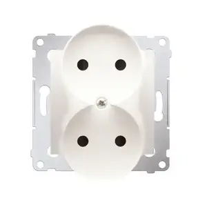 Розетка Kontakt-Simon DG2MZ.01/41 белая 250 В IP20 75×46×81 мм