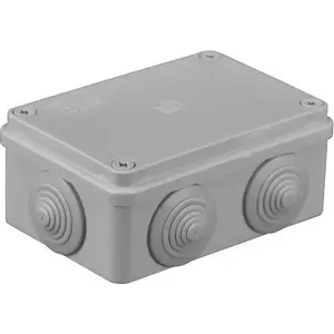Накладная герметичная электрораспределительная коробка PAWBOL S-BOX 206 120×80×50 мм IP65