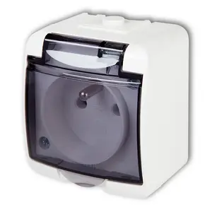 Розетка Karlik GHE-1d IP54, 250 В, 16 А