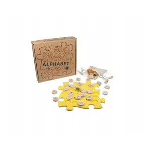 Ортопедический сенсорный коврик-пазл ASKATO Alphabet Lemon MFK-101-2-12 — обучающий тактильный коврик