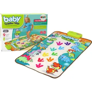 Interactive Educational Dance Mat LEANToys Mata Taneczna Dinozaury with Lights and Sounds