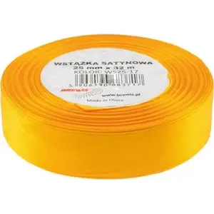 Satin Ribbon BREWIS AA078BRW 25 mm / 32 mm, color 17 (orange)