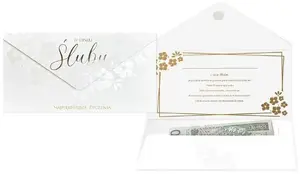 Gift envelope KUKARTKA Koperta podarunkowa Ślub — decorative wedding gift card envelope