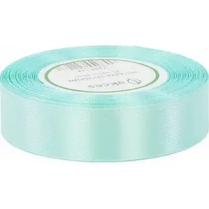 Satin Ribbon 25 mm x 23 m, BREWIS 629018, light green
