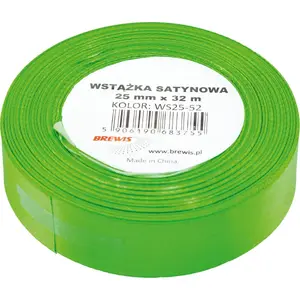 Satin Ribbon BREWIS 25 mm / 32 mm — color 52 green