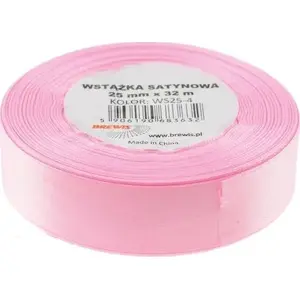 Satin ribbon BREWIS AA071BRW 25 mm / 32 mm light pink