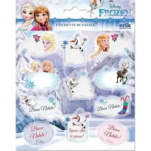 Gift personalization labels DISNEY Frozen 2 - decorative sticker sheets for presents