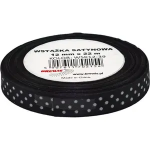 Ribbon BREWIS satin dotted 12 mm x 22 m color 39