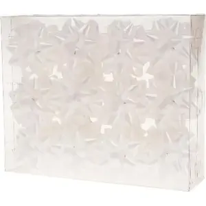 Rozette Rozetka średnia matowa 8 cm white decorative rosette pack 36 pieces