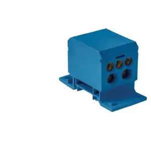 Блок распределительный PAWBOL E.4090/N 160A 1P с клеммами 2×2,5–50/4×2,5–16 3×2,5–25/N