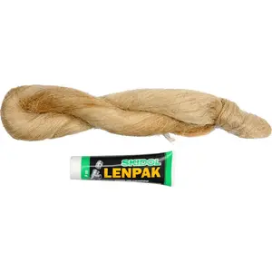 Skidol hydraulic repair kit 65 g paste + 100 g flax tow Lenpak (86761)