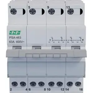 Switch transfer FF PSA-463 63A 4-pole three-phase modular DIN-rail