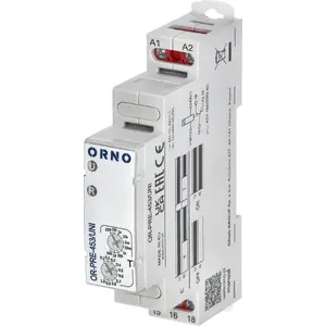 ORNO Time Relay OR-PRE-453/UNI — delayed ON timer relay