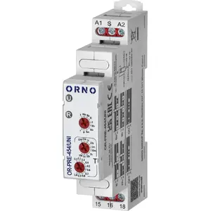 Time Relay ORNO OR-PRE-454/UNI — 10 Functions, Universal Power Input