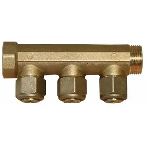 Cometic TEA 3/4 ford.rør 3x1/2 - uzgaļa 15 mm — cauruļu savienotājs