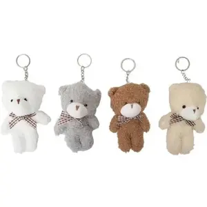 Keychain plush toy Merkpol Brelok Miś MIX – small bear keyring accessory