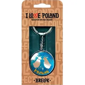 Брелок Pan Dragon 'I love Poland' Познань ILP-BRE-A-POZ-02, металлический сувенир, MPN 433246
