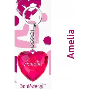 Keychain Nadwyraz.com Amelia heart-shaped pendant by Nadwyraz.com