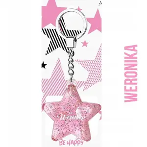 Keychain pendant Edibazzar Weronika star-shaped key ring