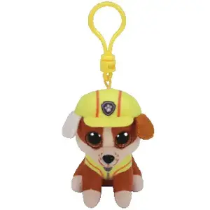 Toy dog TY Rubble plush figure, character Rubble from Paw Patrol, model 294208