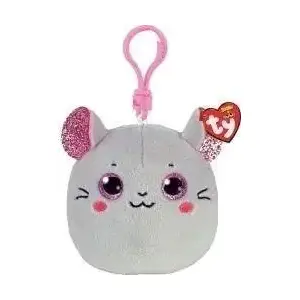 Plush keychain TY Squish-a-Boos CATNIP mouse 8.5 cm, model 39570