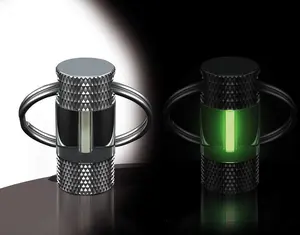 Keychain flashlight boker Plus Mini Glow H3 — green — compact glow-in-the-dark keylight
