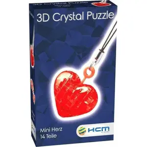 Брелок-пазл Bard Centrum Gier Crystal Puzzle Mini — сердечко, миниатюрный 3D кристаллический пазл