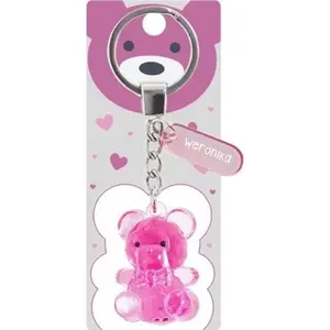 Keychain plush bear Edibazzar Weronika - decorative accessory, small soft toy